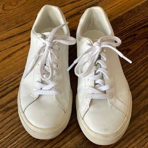 VEJA - ESPLAR LEATHER WHITE SNEAKERS